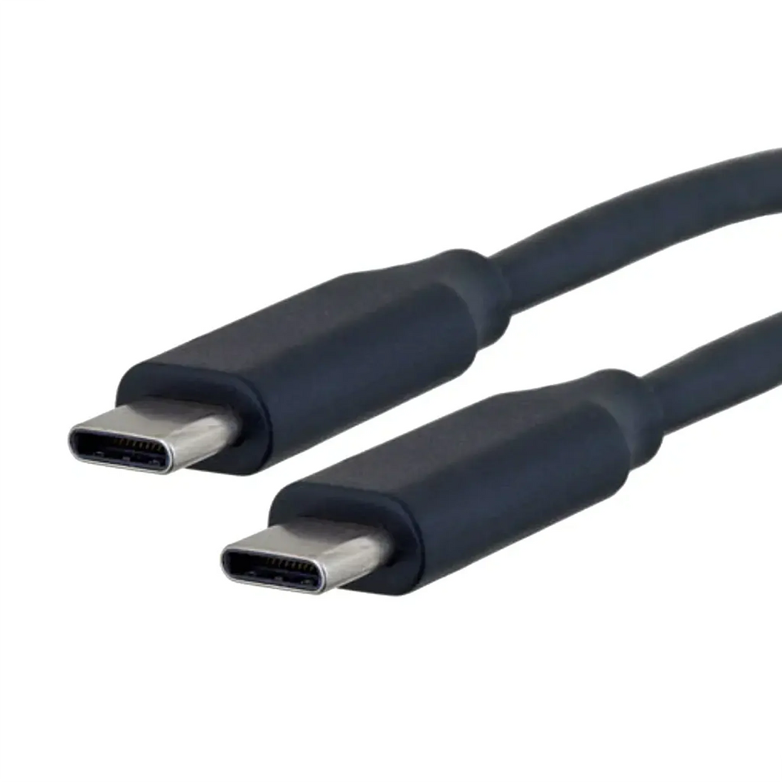 1 Meter Heavy-Duty Dual Usb-C Programming & Power Cord, Reversible Double-End Type-C Cable For Portable Radio Configuration & Fast Charging