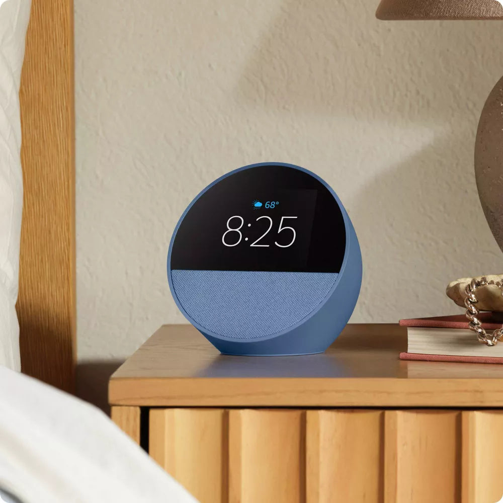 Touch Screen Voice Activated Smart Alarm Clock Speaker