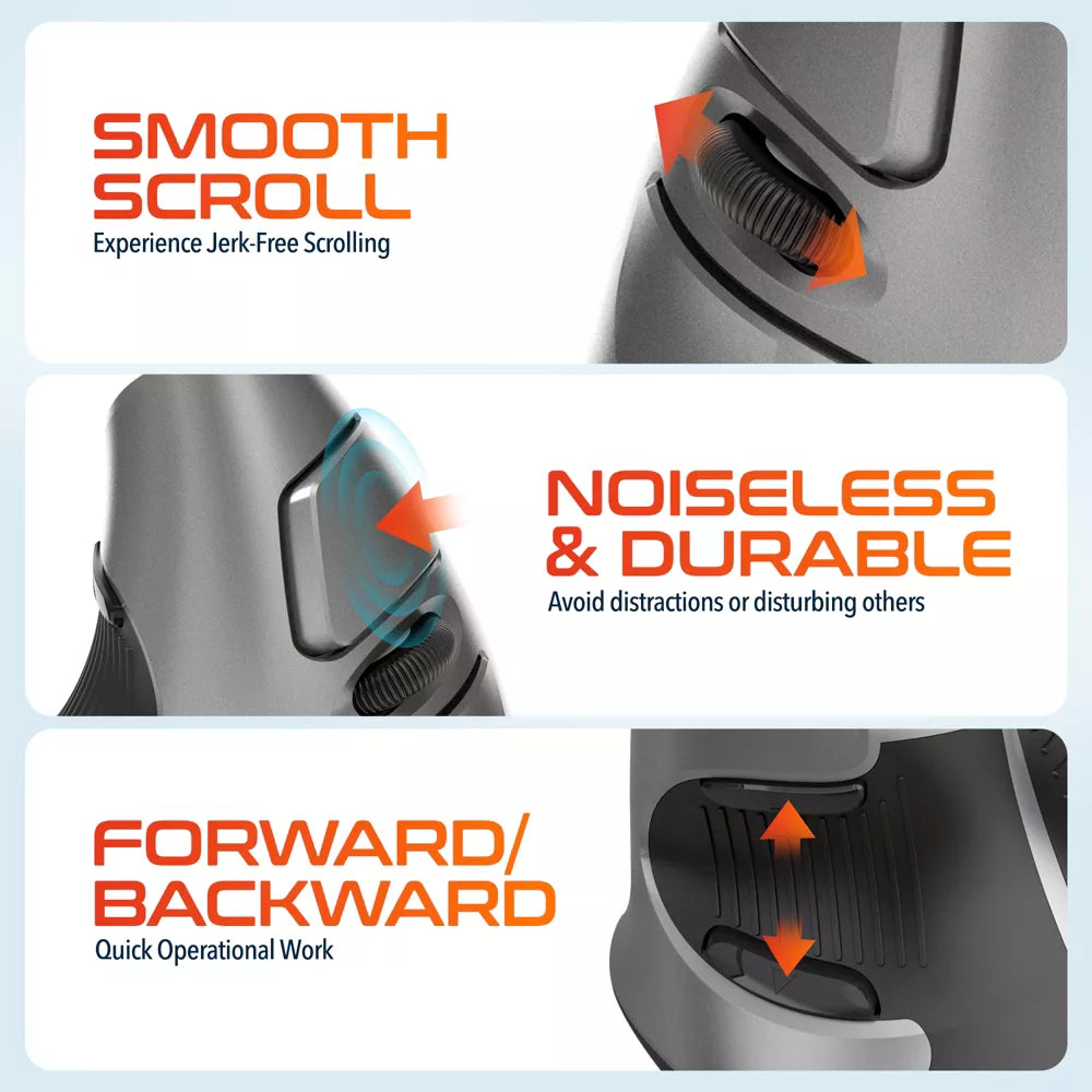 Vertical Ergonomic 2.4G Wireless Mouse